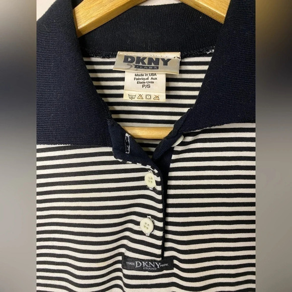 Vintage Y2K DKNY Striped Mini Dress - Picture 3 of 6